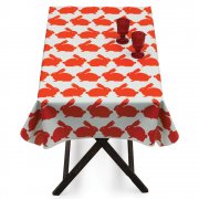 Kissing Rabbits Tablecloth